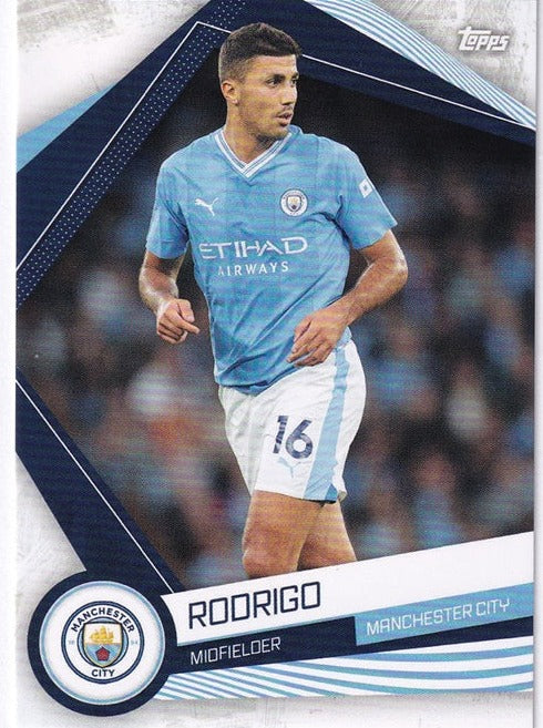 2023 Topps Fan Set Rodrigo Manchester City #MAN-12