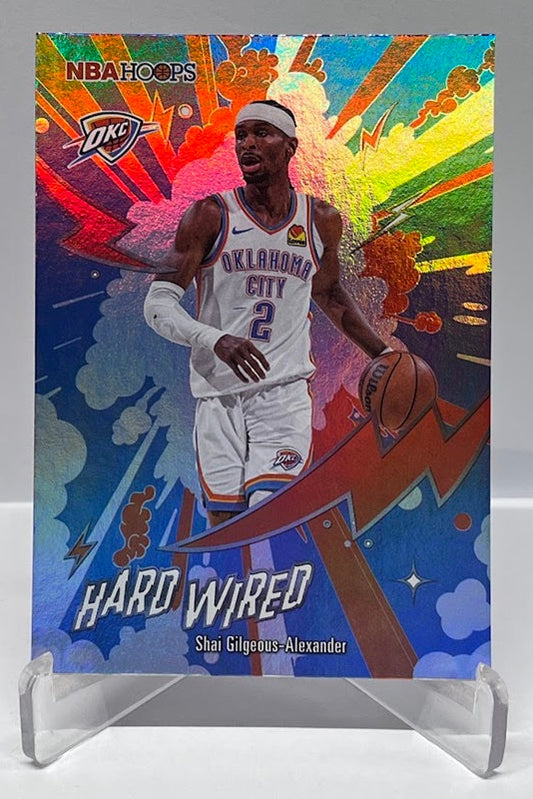 2025-26 Topps Hoops Hard Wired Shai Gilgeous-Alexander OKC #1
