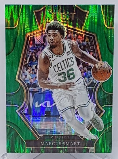 2022-23 Panini Select Green Shock Prizm Marcus Smart Celtics #135