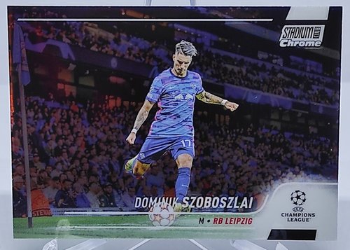 2021-22 Topps UCL Stadium Club Dominik Szoboszlai RB Leipzig #39