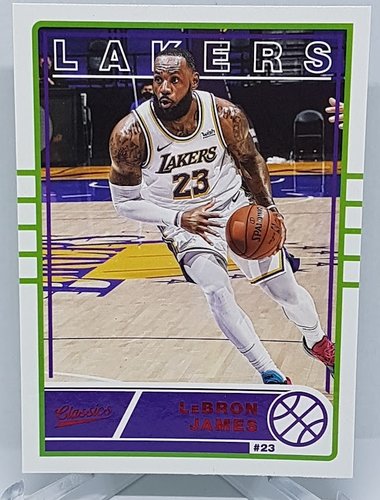 2020-21 Panini Chronicles Classics RED LeBron James Lakers #629