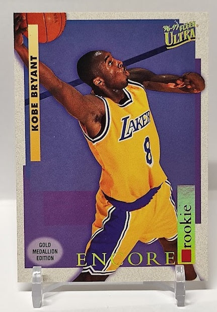 1996-97 Fleer Ultra Encore Rookie Gold Medallion Kobe Bryant Lakers *2