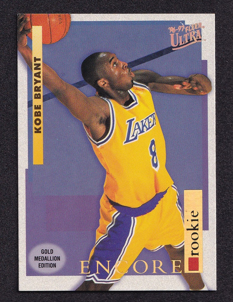 1996-97 Fleer Ultra Encore Rookie Gold Medallion Kobe Bryant Lakers *2