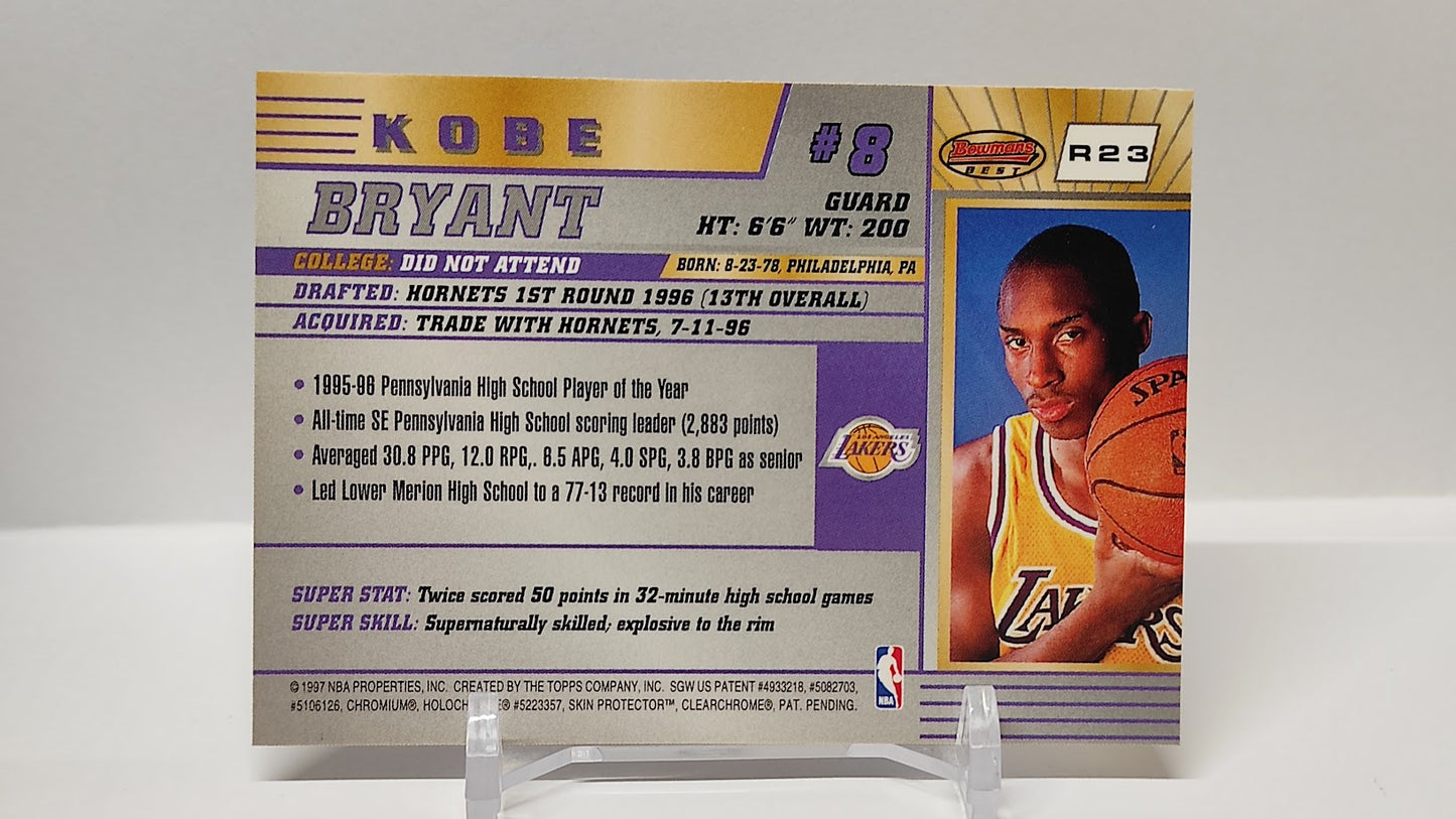 1996-97 Bowmans Best Kobe Bryant Los Angeles Lakers *2