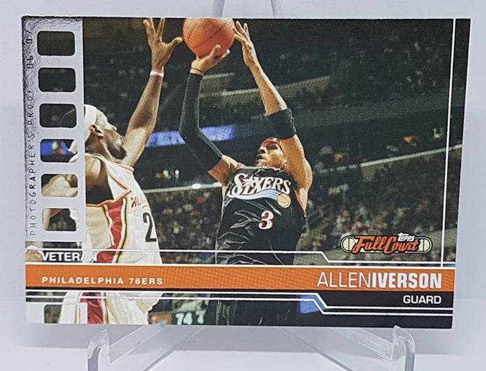 2006 Topps Full Court Photographers Proof Allen Iverson 76ers 0042/1999 #45