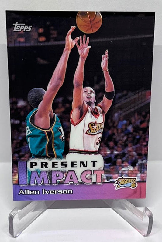 2000 Topps Present Impact Allen Iverson 76ers #19