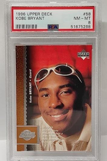 1996-97 Upper Deck Rookie Kobe Bryant Lakers #58 PSA 8 *2