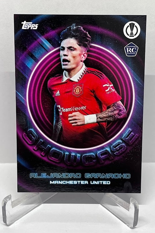 2023 Topps Showtime UEFA RC Alejandro Garnacho Manchester United