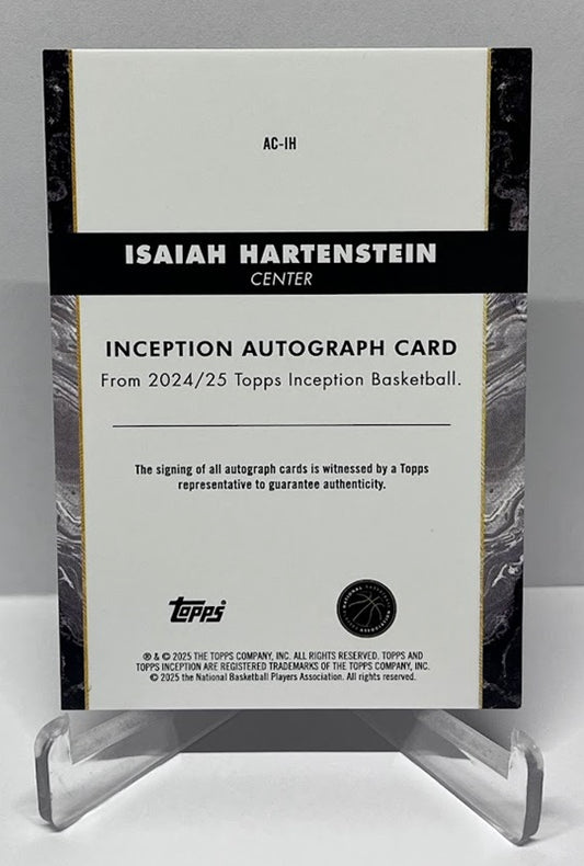 2024-25 Topps Inception Autograph Isaiah Hartenstein
