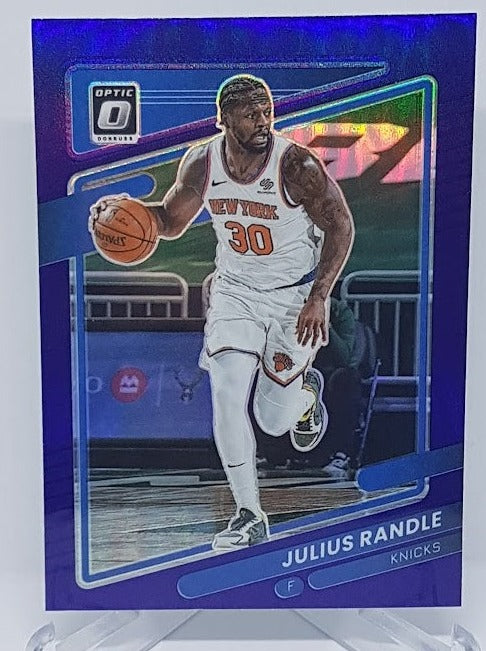 2021-22 Panini Donruss Optic Purple Prizm Julius Randle Knicks #100