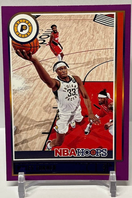 2021-22 Panini Hoops Purple Myles Turner Pacers #173