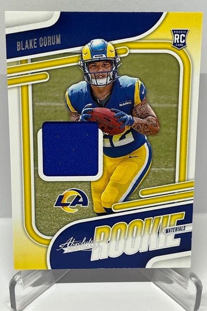 2024 Panini Absolute Rookie Materials RC Blake Corum Los Angeles Rams *3