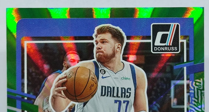 2023-24 Panini Donruss Green Laser Luka Doncic Mavericks #141