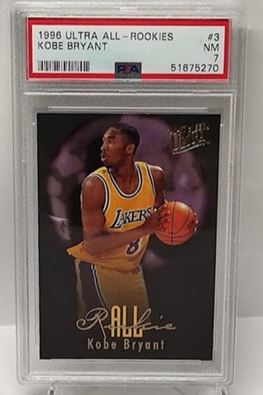 1996-97 Fleer Ultra All-Rookies Kobe Bryant Lakers #3 PSA 7 *2