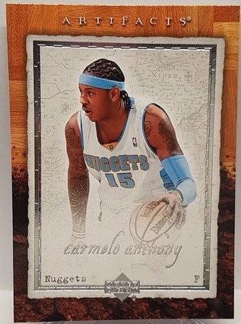 2007-08 Upper Deck Artifacts Carmelo Anthony Nuggets #22