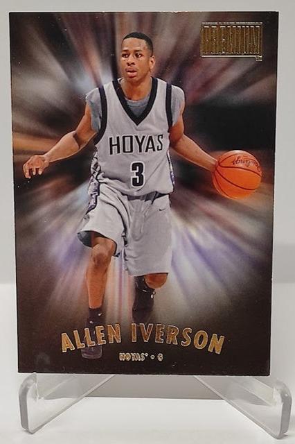 2013-14 Fleer Retro Premium Allen Iverson Hoyas #122