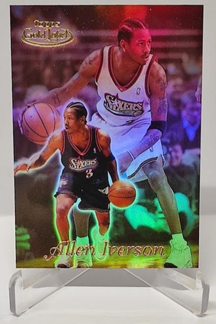 1999 Topps Gold Label Allen Iverson Philadelphia 76ers #21