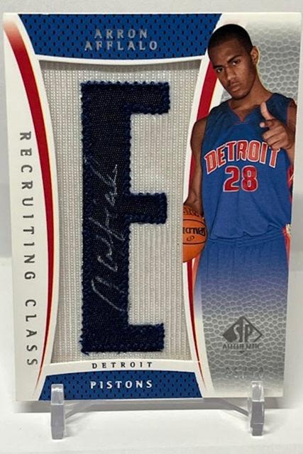 2007-08 Upper Deck SP Recruiting Class AU Arron Afflalo Pistons 06/50 *2