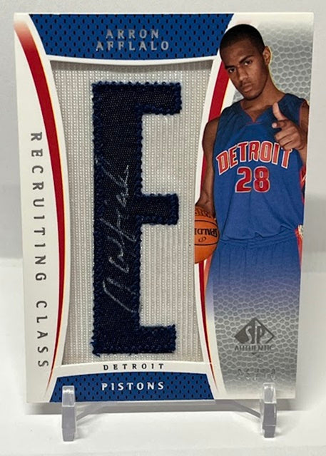 2007-08 Upper Deck SP Recruiting Class AU Arron Afflalo Pistons 06/50 *2