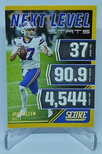 2021 Panini Score Next Level Gold Josh Allen Bills