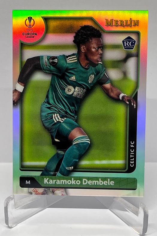 2022 Topps Merlin Refractor RC Karamoko Dembele Celtic FC #53