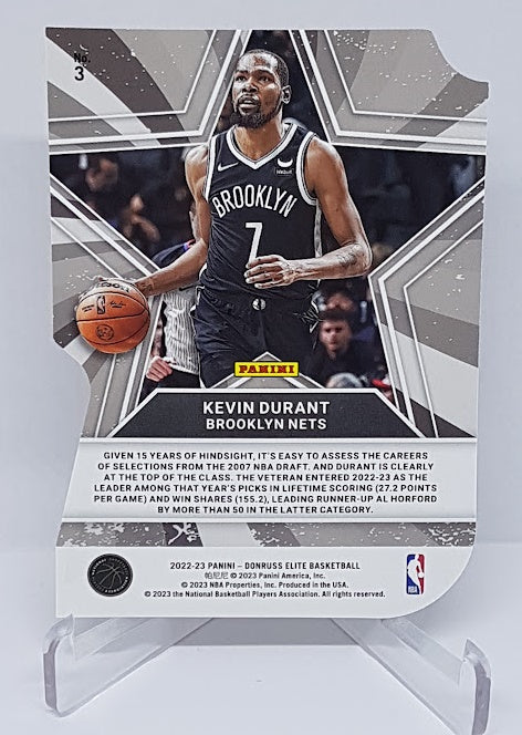 2022-23 Panini Donruss Elite Star Status Die-Cut Kevin Durant Nets #3