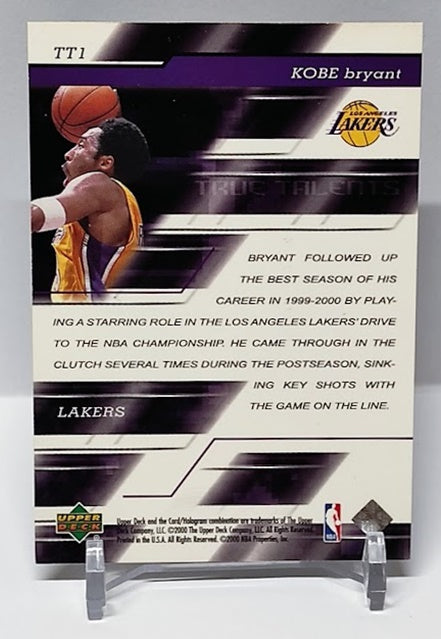 2000 Upper Deck True Talents Kobe Bryant Lakers *2