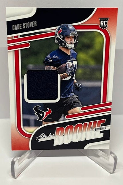 2024 Panini Absolute Rookie Materials RC Cade Stover Housten Texans *3