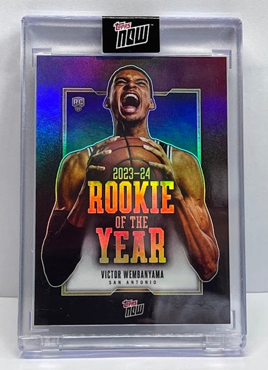 2023-24 Topps Now Rookie of the Year RC Victor Wembanyama
