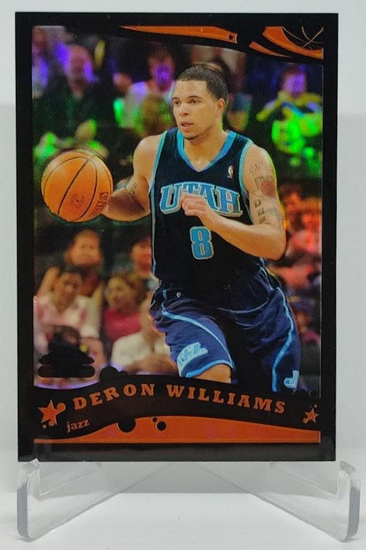 2006 Topps Chrome Black Refractor Deron Williams Utah Jazz 365/399 #200