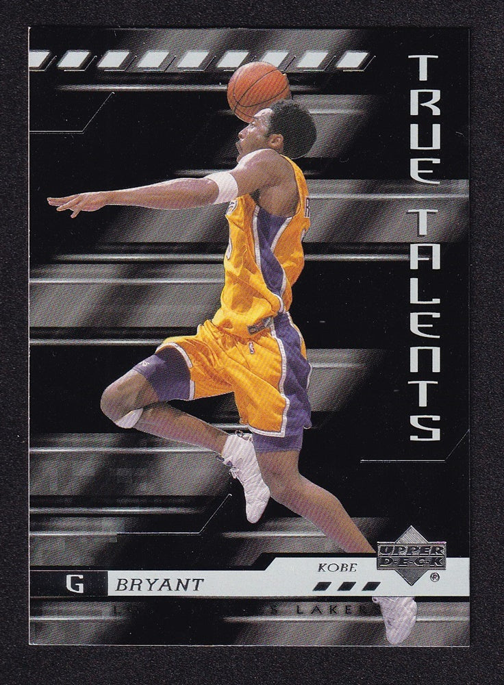 2000 Upper Deck True Talents Kobe Bryant Lakers *2