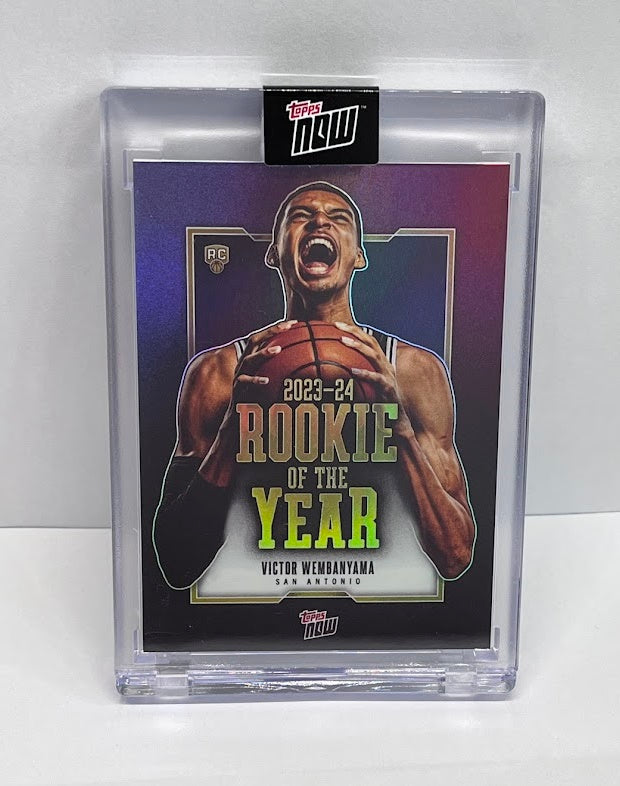 2023-24 Topps Now Rookie of the Year RC Victor Wembanyama