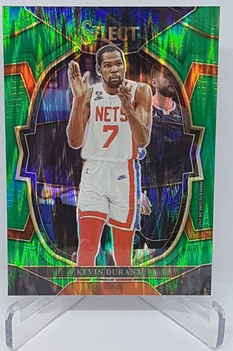 2022-23 Panini Select Green Shock Prizm Kevin Durant Suns #37