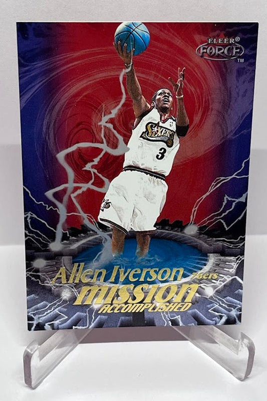 2000 Fleer Force Mission Accomplished Allen Iverson 76ers #3