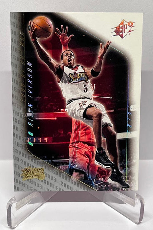 2000-01 Upper Deck SPX Allen Iverson Philadelphia 76ers #60