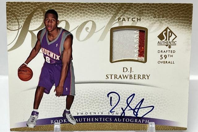 2007-08 Upper Deck SPA Patch AU RC DJ Strawberry Suns 528/599 *2