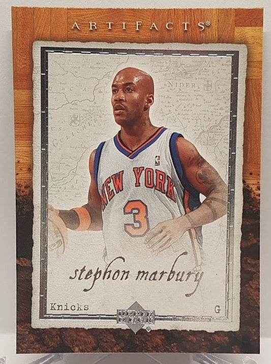 2007-08 Upper Deck Artifacts Stephon Marbury Knicks #64