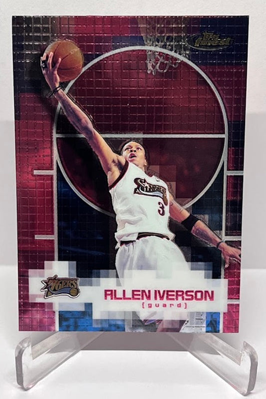 2000 Topps Finest Allen Iverson Philadelphia 76ers #11