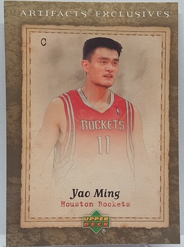 2007-08 Upper Deck Artifacts Exclusives Yao Ming Rockets #201