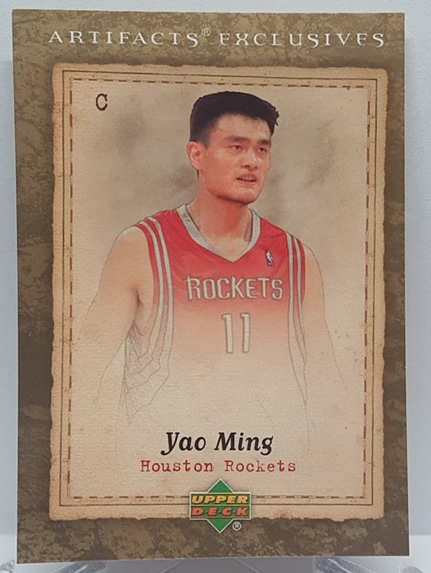 2007-08 Upper Deck Artifacts Exclusives Yao Ming Rockets #201