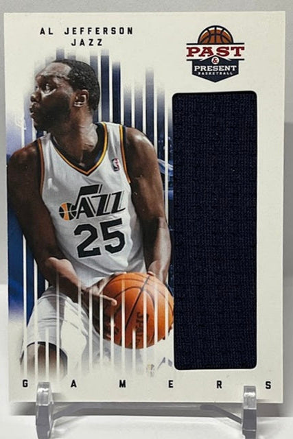 2012 Panini Past & Present Gamers Jerseys Al Jefferson Jazz #2 *2