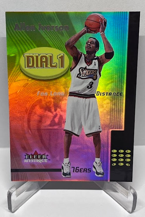 2000-01 Fleer Mystique Dial 1 Allen Iverson Philadelphia 76ers #3