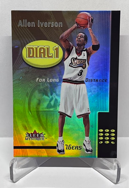 2000-01 Fleer Mystique Dial 1 Allen Iverson Philadelphia 76ers #3