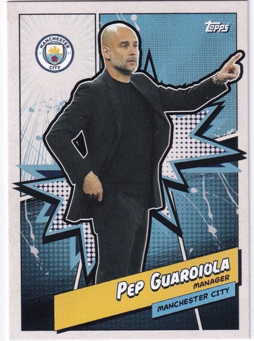 2023 Topps Fan Set Pep Guardiola Manchester City #MANH-12