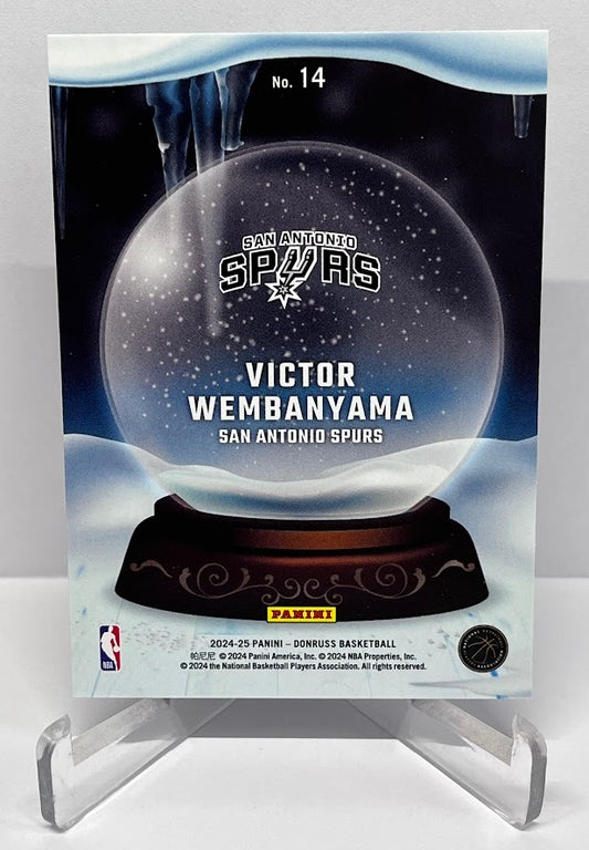 2024-25 Panini Donruss Winter Snow Globe Victor Wembanyama Spurs #14