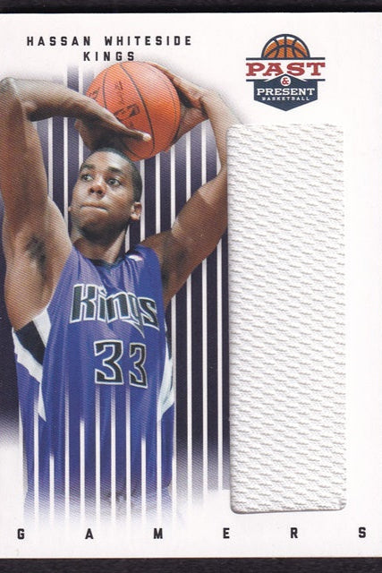 2012 Panini Past & Present Gamers Jerseys Hassan Whiteside Kings #36 *2