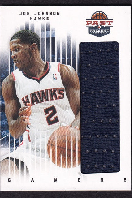 2012 Panini Past & Present Gamers Jerseys Joe Johnson Hawks #41 *2