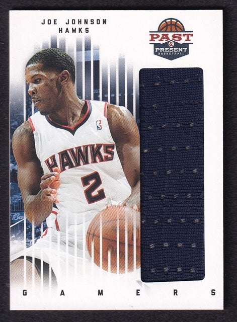 2012 Panini Past & Present Gamers Jerseys Joe Johnson Hawks #41 *2