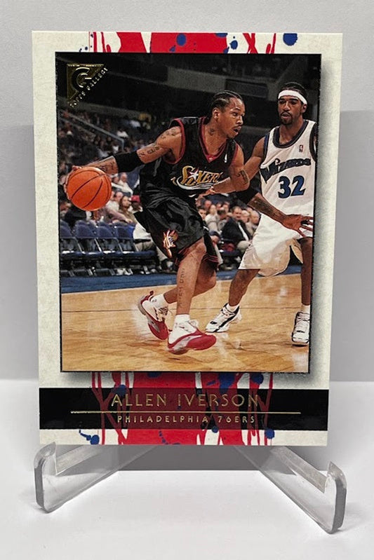 2001 Topps Gallery The Art of Collecting Allen Iverson 76ers #1