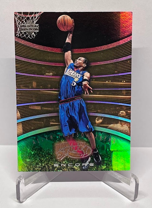 2001 Upper Deck Encore Powerful Stuff Allen Iverson 76ers #3